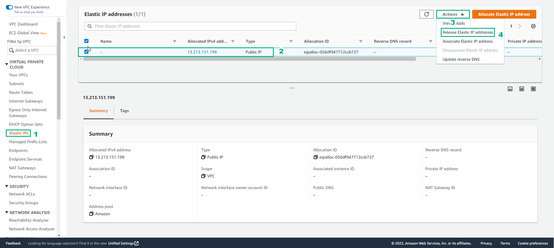 Create VPC